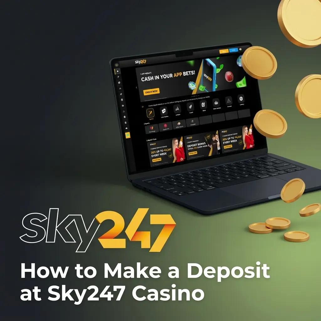 Sky247 casino deposit guide showing UPI, PhonePe, Paytm, GPay and bank transfer options for Indian players