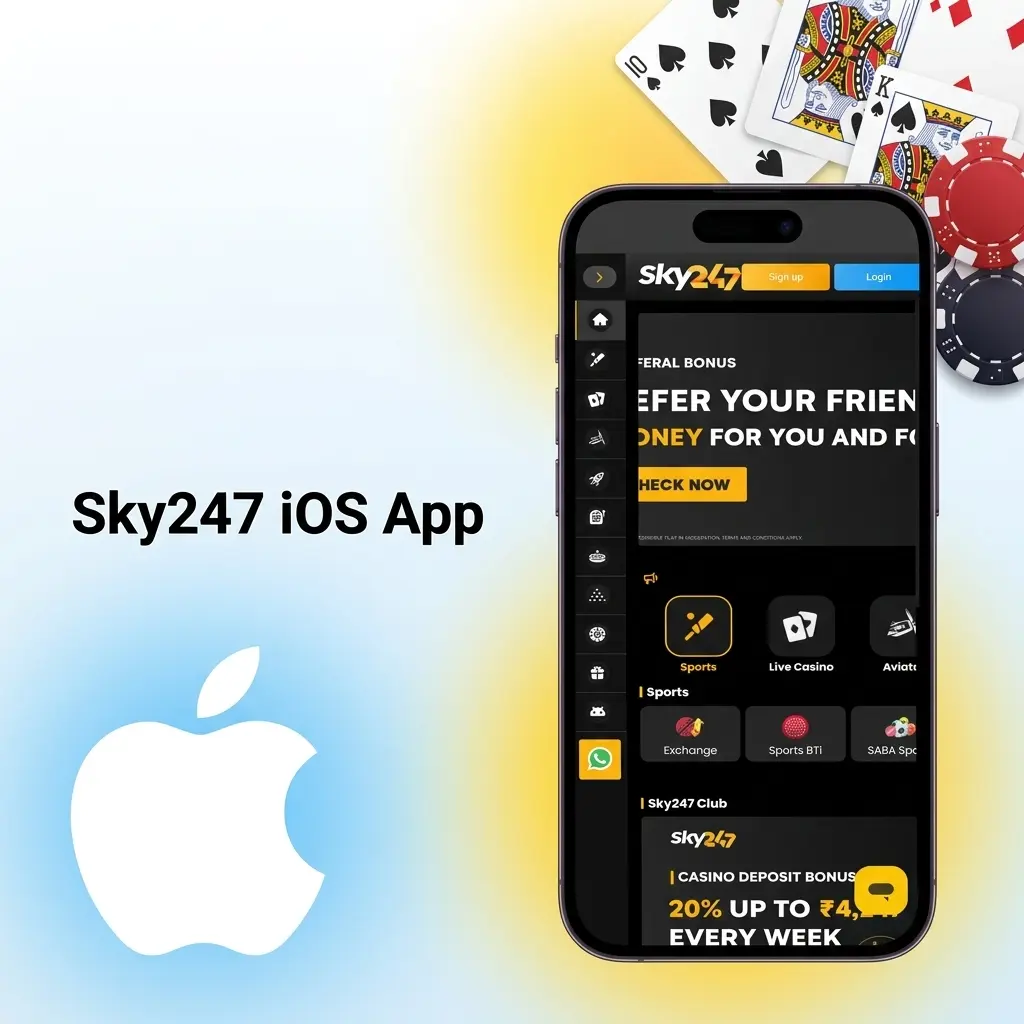 Sky247 iOS PWA installation on iPhone and iPad via Safari Add to Home Screen for full betting experience